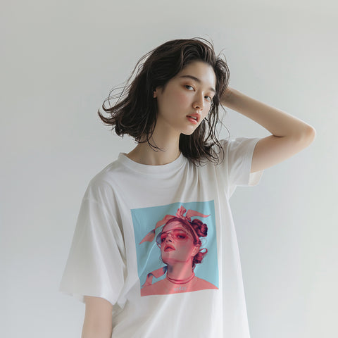 urday【Pop playfulness】Tシャツ(3082904)ブラック/ホワイト/urday(マミアン)