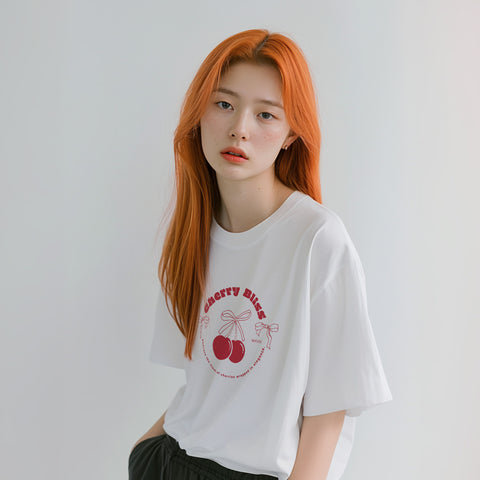 urday【Cherry Bliss】Tシャツ(3157560)ホワイト/urday(マミアン)