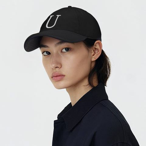 urday【Uイニシャル】ベースボールキャップ(7104904)ブラック/urday(マミアン)