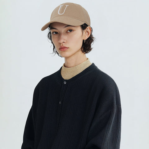 urday【Uイニシャル】ベースボールキャップ(7379041)カーキベージュ/urday(マミアン)