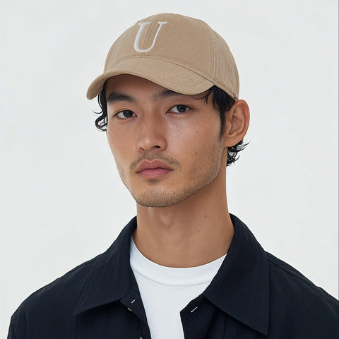 urday【Uイニシャル】ベースボールキャップ(7379041)カーキベージュ/urday(マミアン)