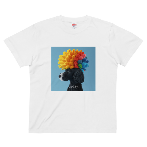 urday【Animal/Black Dog/LB】フォトTシャツ(8379668)ホワイト/urday(マミアン)