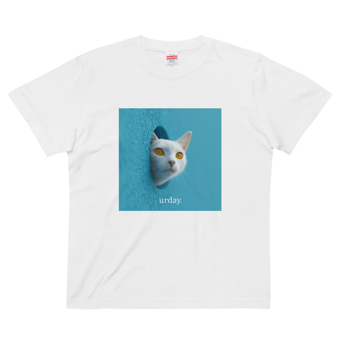urday【Animal/White Cat/LB】フォトTシャツ(1298002)ホワイト/urday(マミアン)