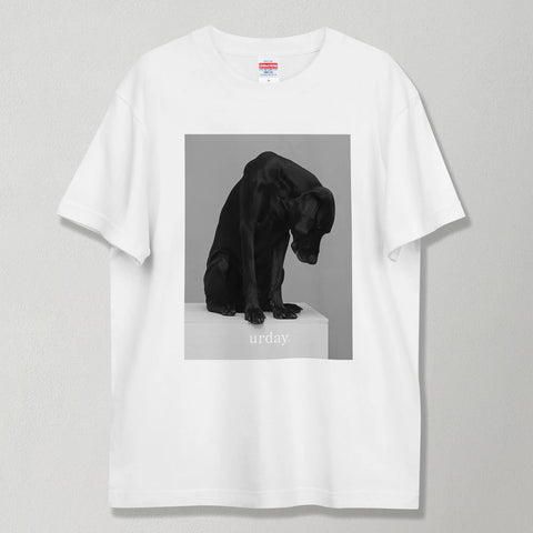 urday【Animal/Black Dog/WB】フォトTシャツ(8398577)ホワイト/urday(マミアン)
