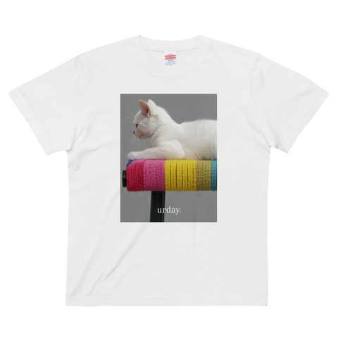 urday【Animal/White Cat/G】フォトTシャツ(1143866)ホワイト/urday(マミアン)