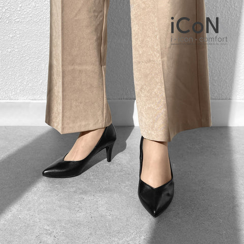 iCoN BASIC:7cmヒールVカットパンプス(6600BC)/mamian(マミアン)