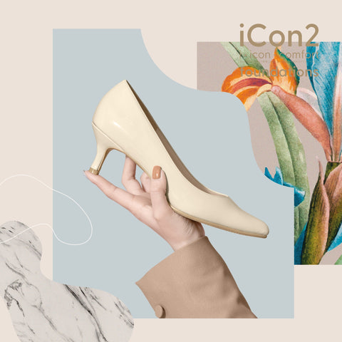 限定特価990円:iCon2 Foundations:ポインテッドトゥ パンプス(F5718)メルティペール/mamian(マミアン)