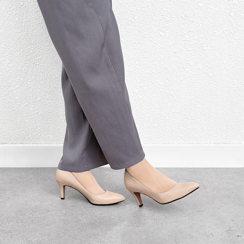 20%OFF:OC:ローズモチーフ 2Way パンプス(lt7002)ライトベージュ/mamian(マミアン)