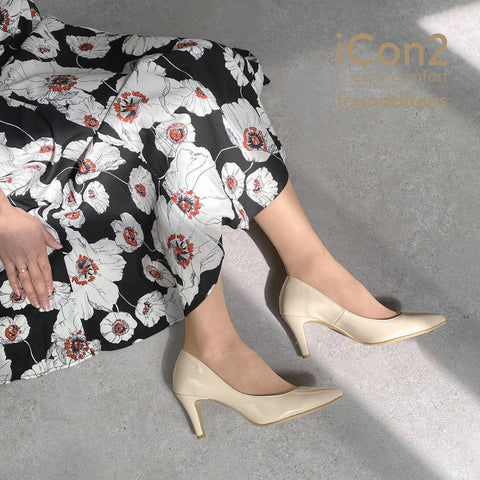 30%OFF:iCon2 Foundations 2024:ポインテッドトゥ パンプス(F7203)メルティペール/mamian(マミアン)