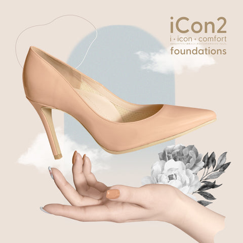 30%OFF:iCon2 Foundations 2024:ポインテッドトゥ パンプス(F970)メルティコーラル/mamian(マミアン)
