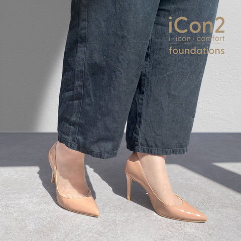 30%OFF:iCon2 Foundations 2024:ポインテッドトゥ パンプス(F970)メルティコーラル/mamian(マミアン)