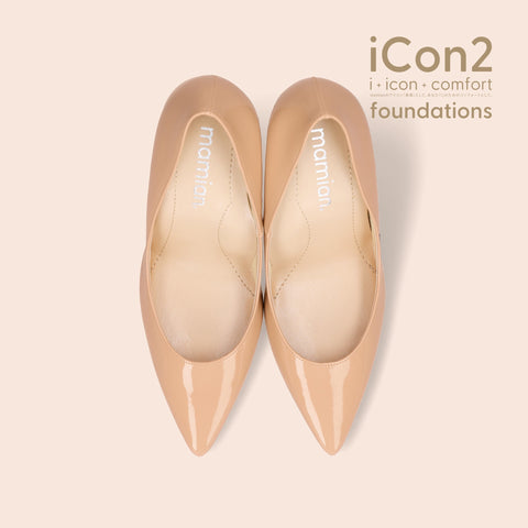 30%OFF:iCon2 Foundations 2024:ポインテッドトゥ パンプス(F970)メルティコーラル/mamian(マミアン)