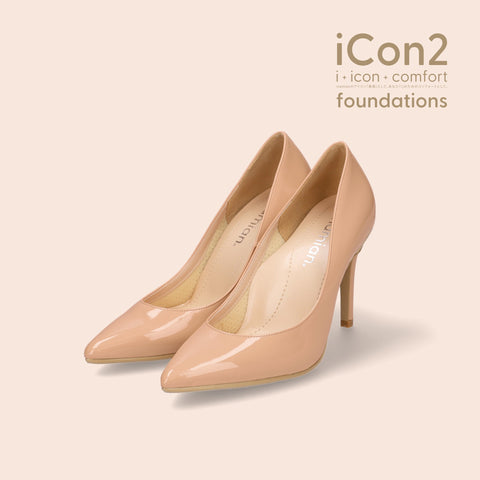 30%OFF:iCon2 Foundations 2024:ポインテッドトゥ パンプス(F970)メルティコーラル/mamian(マミアン)