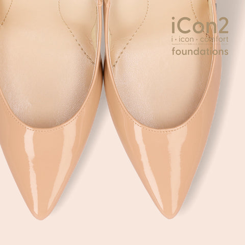 30%OFF:iCon2 Foundations 2024:ポインテッドトゥ パンプス(F970)メルティコーラル/mamian(マミアン)