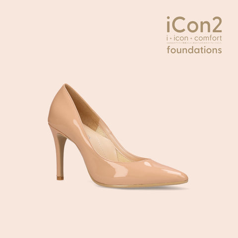 30%OFF:iCon2 Foundations 2024:ポインテッドトゥ パンプス(F970)メルティコーラル/mamian(マミアン)