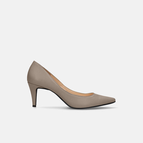 2026AW：iCoN COLORS：ポインテッドトゥ パンプス（C76533）グレージュ/mamian（マミアン）