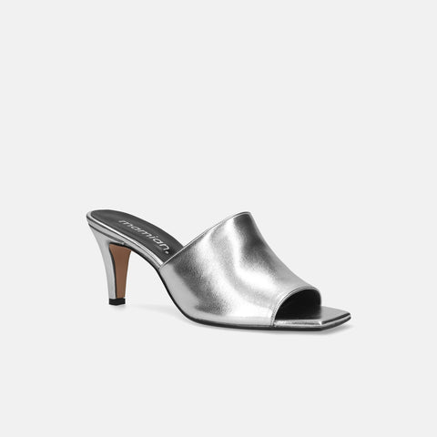 予約：2026SS：シンプル スタイル ミュール（733）シルバー