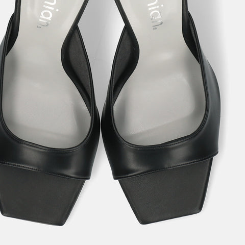 30% OFF: 2022SS: Mesh Design Clear Heel Mule (m96103) Black MS