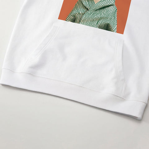 予約：urday【cat】アートワークスウェットプルパーカ（u-a-spk-0001-02）ホワイト